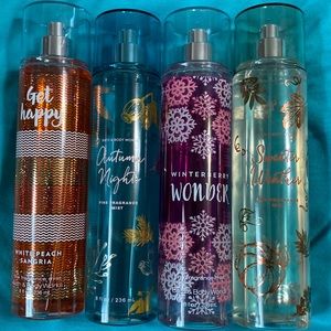 fine fragrance mist four bottles all for one money